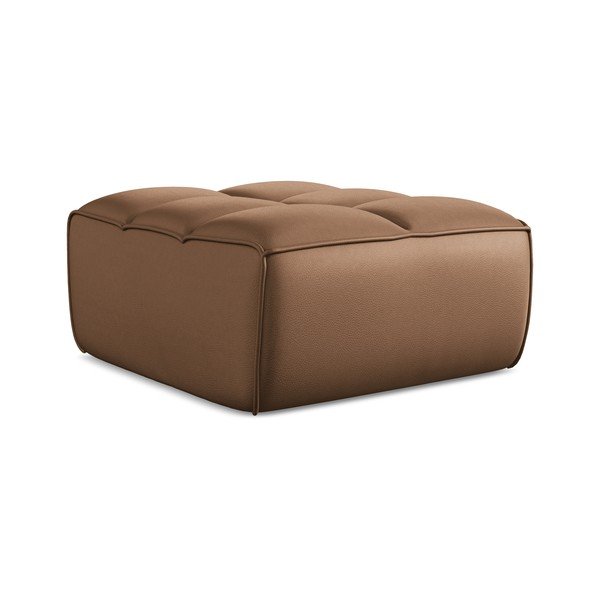 Taburet modular maro cu tapițerie din imitație de piele Kalai – Makamii-image-2