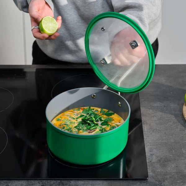 Oală cu capac/cu suprafață ceramică 2,4 l adecvată pentru plita cu inducție Meda 3.0 – FABINI-image-2