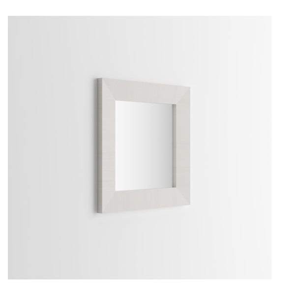 Oglindă decor pin alb MobiliFiver Giuditta, 65 x 65 cm