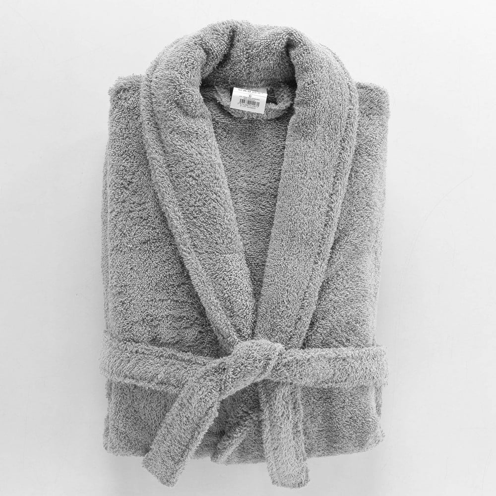 Halat gri deschis M din bumbac Tendresse – douceur d\'intérieur