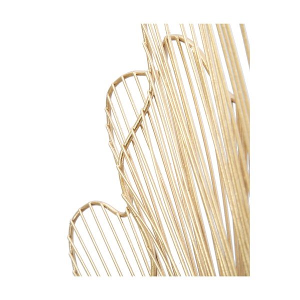 Decorațiune pentru perete Mauro Ferretti Glam Leaf, 69 x 62 cm, auriu-image-2
