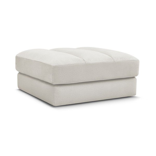 Taburet bej cu tapițerie din catifea Sierra – Bobochic Paris-image-2