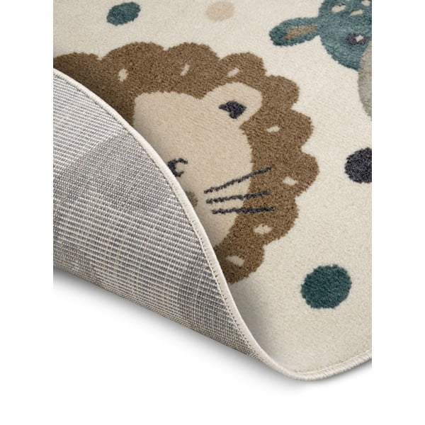 Covor pentru copii bej ø 100 cm Animal Party – Hanse Home-image-3