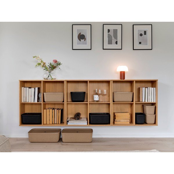 Cutii de depozitare negre 2 buc. cu capac 32x23x20,5 cm Pulp – Zone-image-3