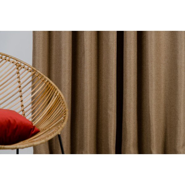 Draperie maro 140x260 cm Avalon – Mendola Fabrics-image-3