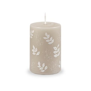 Lumânare Unipar Pure Beauty, durată ardere 18 h, gri - bej