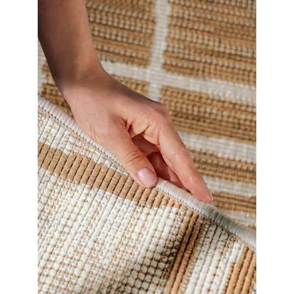 Covor pentru exterior și interior crem/în culoare naturală rotund ø 160 cm Haringey Crouch – Ted Baker-image-2