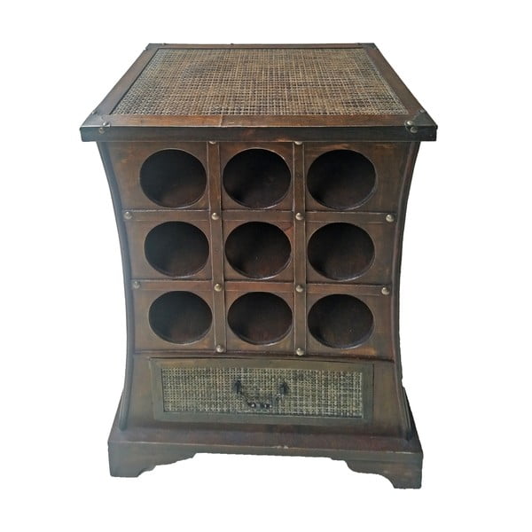 Dulap vinotecă maro număr sticle 9, 46x58 cm – Deco Pleasure-image-2