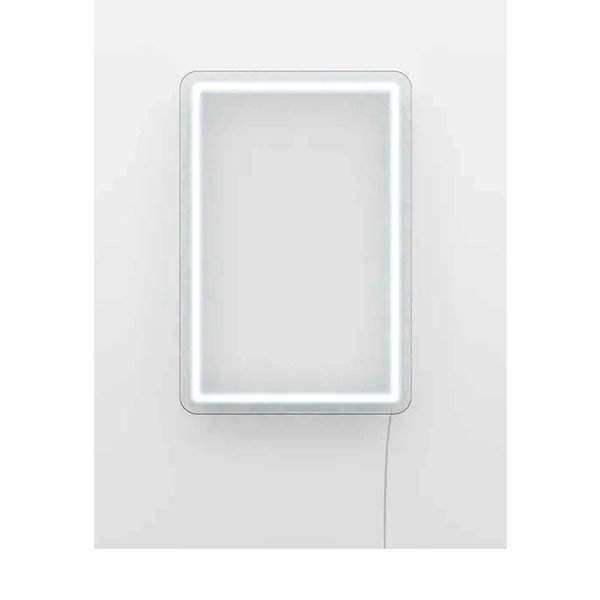 Decorațiune luminoasă de perete Candy Shock Rectangle, 30 x 40 cm, alb