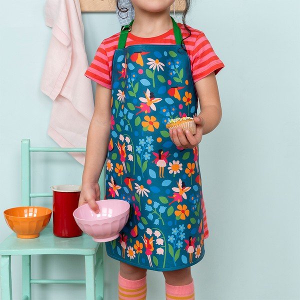 Șorț de bucătărie pentru copii din bumbac Fairies in the Garden – Rex London-image-1