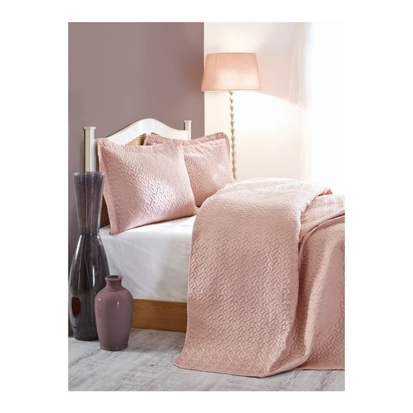 Cuvertură pentru pat Vilim, 180 x 240 cm, roz