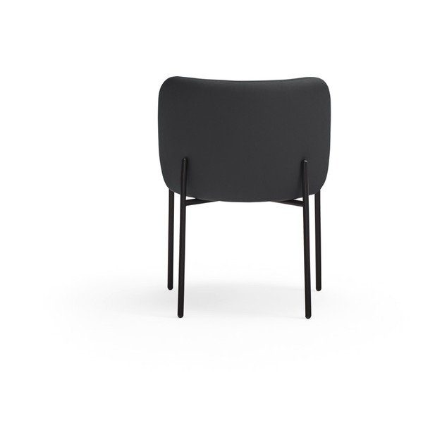 Set de scaune de sufragerie negru 2 buc. tapițat Mogi – Teulat-image-2