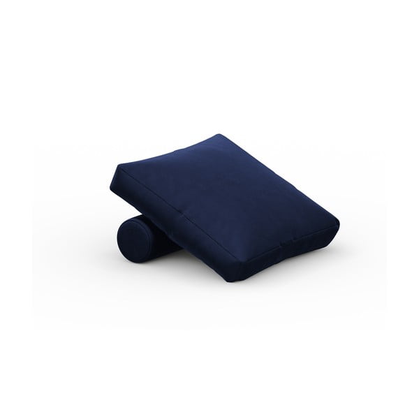 Pernă pentru canapea modulară albastră cu tapițerie din catifea Rome Velvet - Cosmopolitan Design
