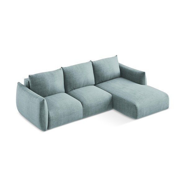 Colțar albastru extensibil (cu colț pe partea dreaptă/cu șezlong) Leila – Makamii-image-3