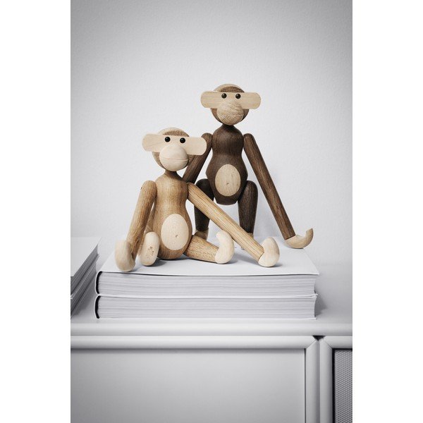 Statuetă din lemn masiv Kay Bojesen Denmark Monkey Solid-image-1
