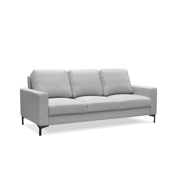 Canapea 3 locuri Cosmopolitan design Atlanta, gri deschis-image-2