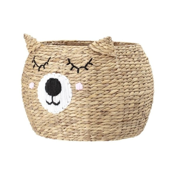 Coș de depozitare împletit din zambile de apă pentru copii Eman - Bloomingville Mini-image-1