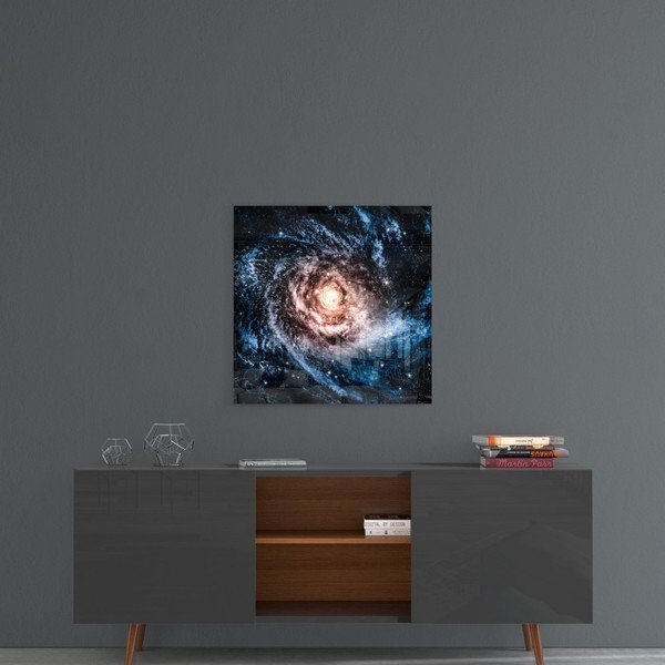 Tablou din sticlă Insigne Lagoon Infinity, 40 x 40 cm-image-1