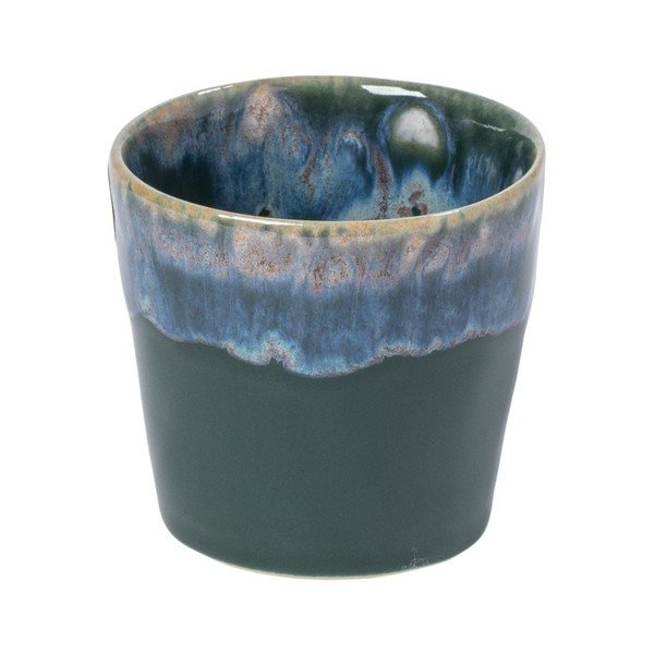 Ceașcă verde-închis pentru espresso din gresie ceramică 100 ml Grespresso – Costa Nova