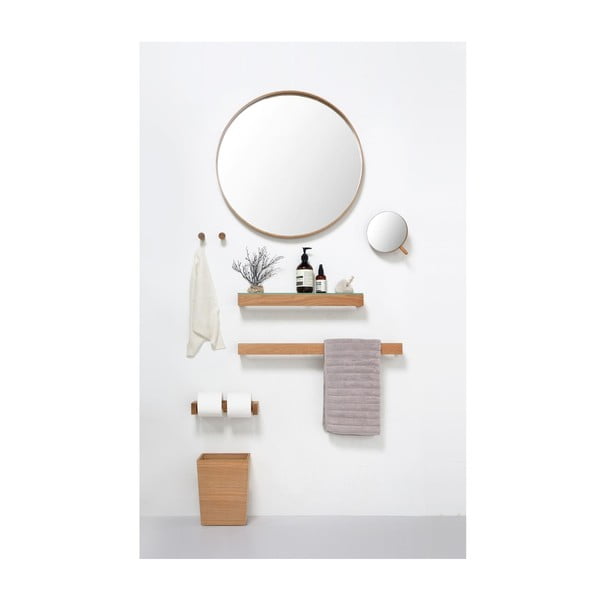 Suport perete din lemn de stejar pentru hârtia igienică Wireworks-image-2