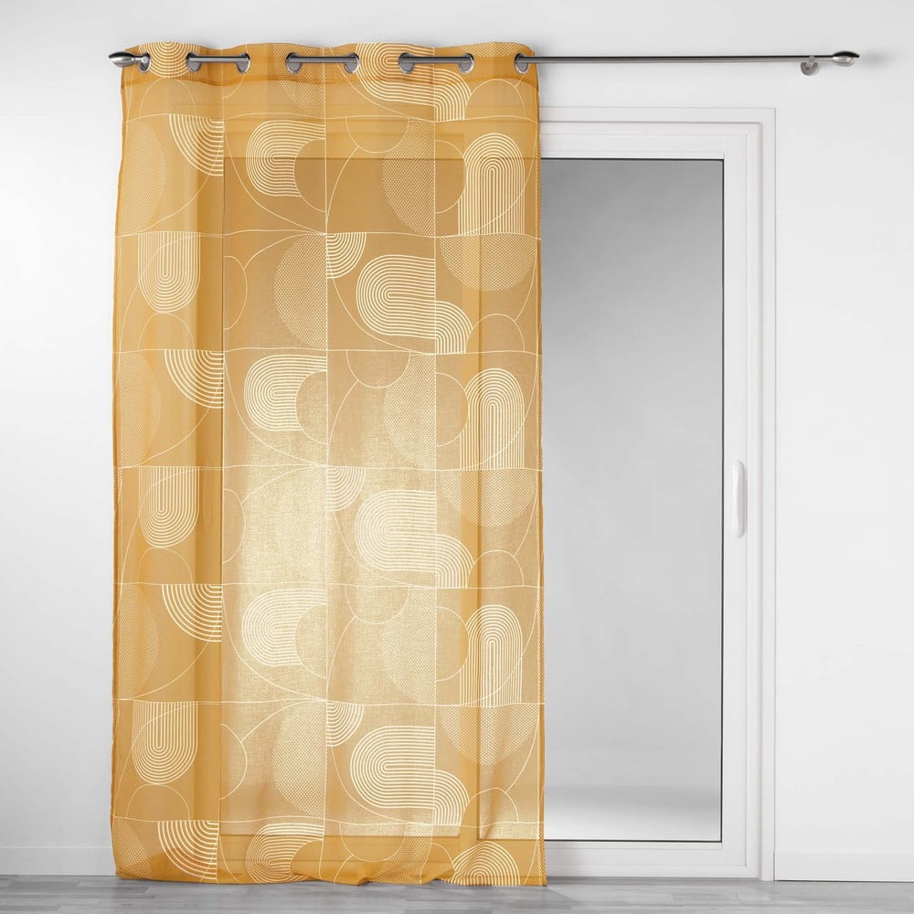 Perdea galbenă 140x280 cm Esquisse – douceur d\'intérieur