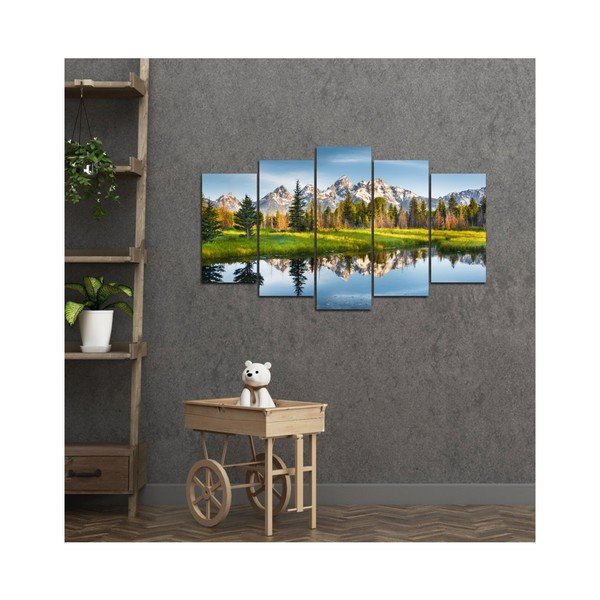 Tablou din mai multe piese Insigne Nathan, 102 x 60 cm-image-1