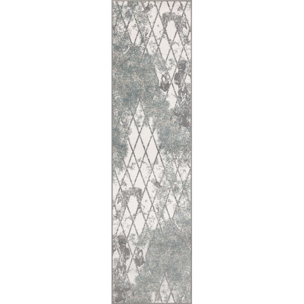 Covor tip traversă albastru prăfuit 80x300 cm Sensi Gepi – FD