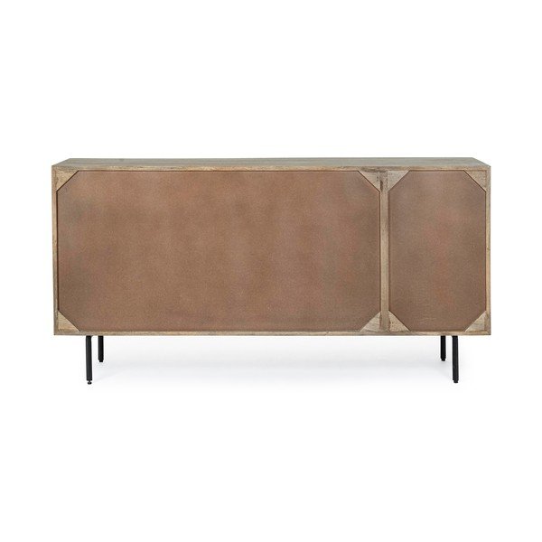 Comodă în culoare naturală din lemn de mango 160x83x40 cm Darsey – Bizzotto-image-3
