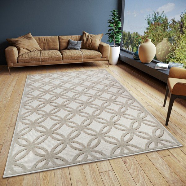 Covor bej 200x285 cm Iconic Circle – Hanse Home-image-1
