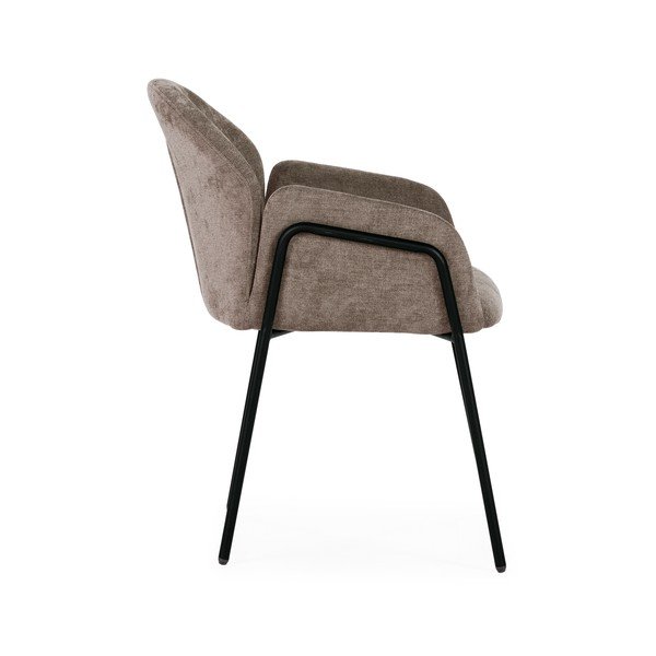 Set de scaune de sufragerie piersică 2 buc. tapițat Aslin – MOME-image-4