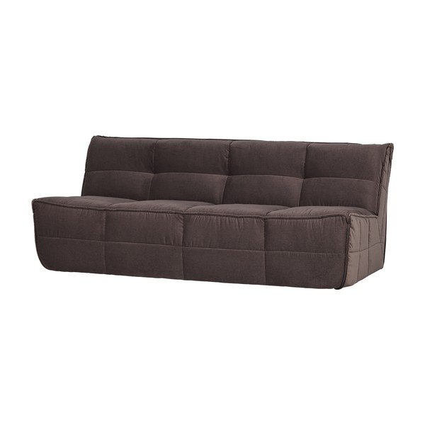 Canapea maro cu tapițerie din catifea 204 cm Cluster – vtwonen-image-1