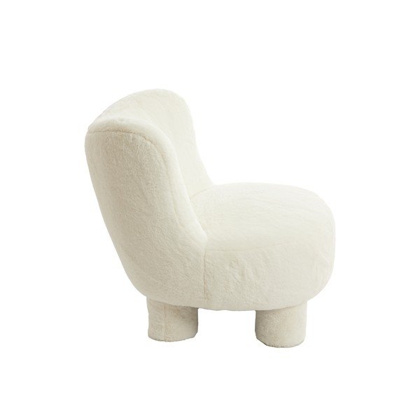 Fotoliu crem cu tapițerie din țesătură bouclé Kamovu – Light & Living-image-3