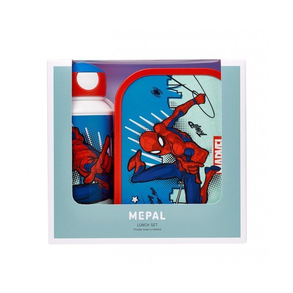 Cutie de gustări pentru copii cu sticlă Spiderman – Mepal-image-3