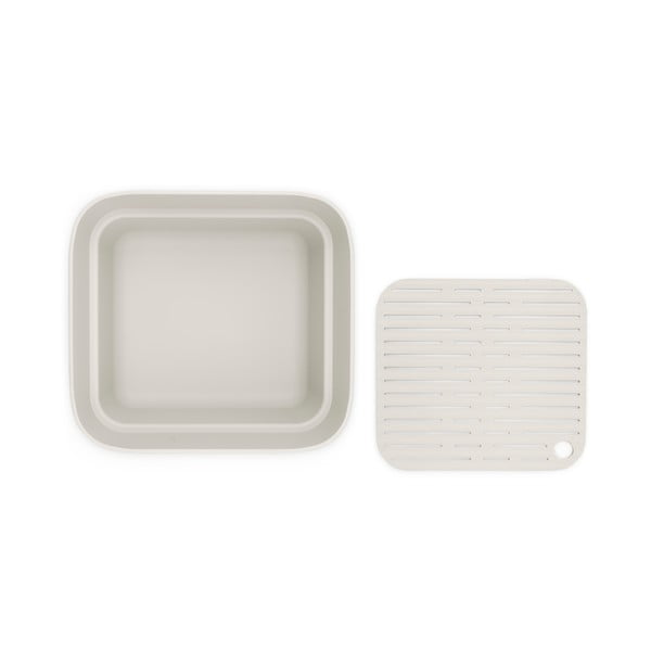 Vas pentru chiuvetă cu tavă de scurgere gri deschis din plastic SinkSide – Brabantia-image-3