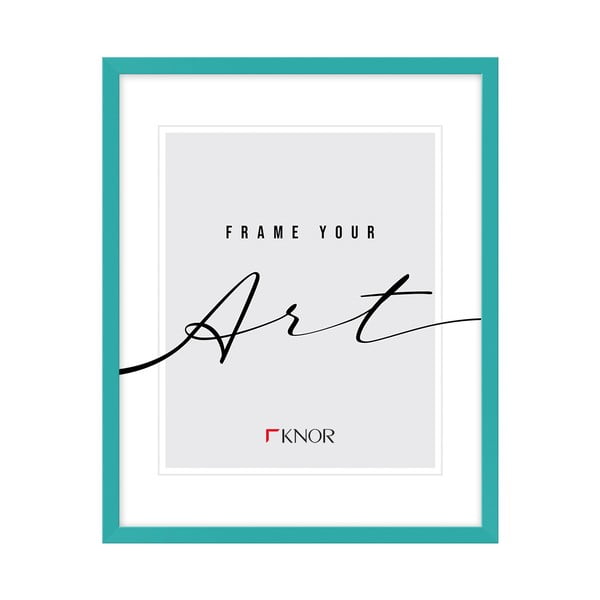 Ramă foto turcoaz de agățat 32x42 cm – knor-image-1