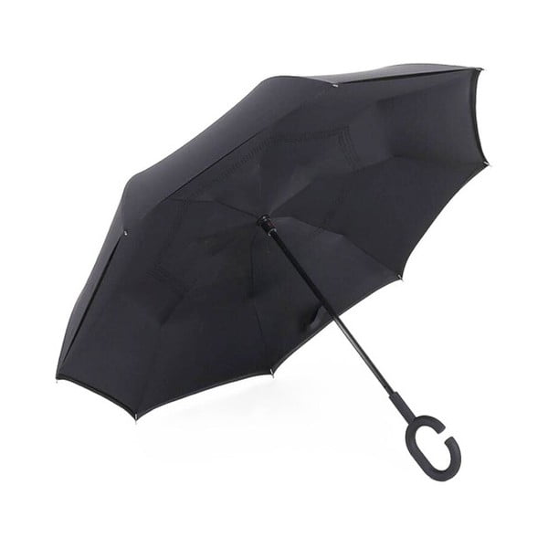 Umbrelă reversibilă Ambiance Interior, ⌀ 110 cm, negru