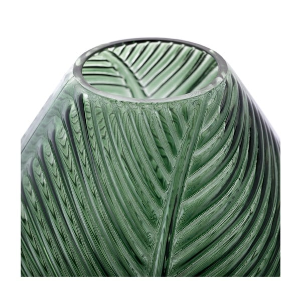 Vază verde din sticlă (înălțime 22 cm) Terrassa – AmeliaHome-image-2