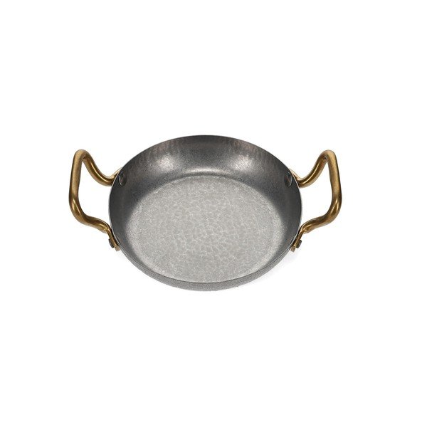 Farfurie argintie pentru servire din metal ø 18 cm Serve – BonBistro