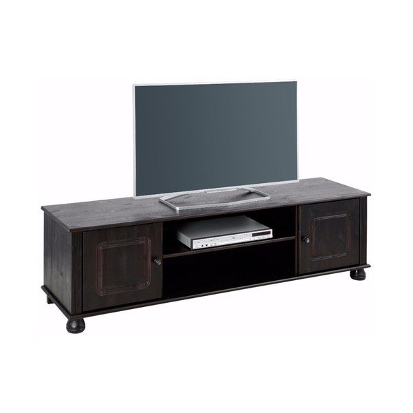 Set mobilier din lemn de pin cu 3 piese Støraa Ella, maro închis-image-1