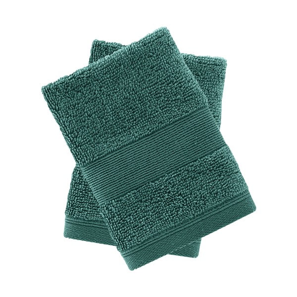 Prosoape verde-închis 2 buc. din bumbac din frotir 30x30 cm Anti-Bacterial – Catherine Lansfield