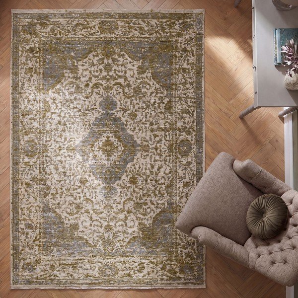 Covor verde 200x300 cm Cordelia Vintage – Flair Rugs-image-2