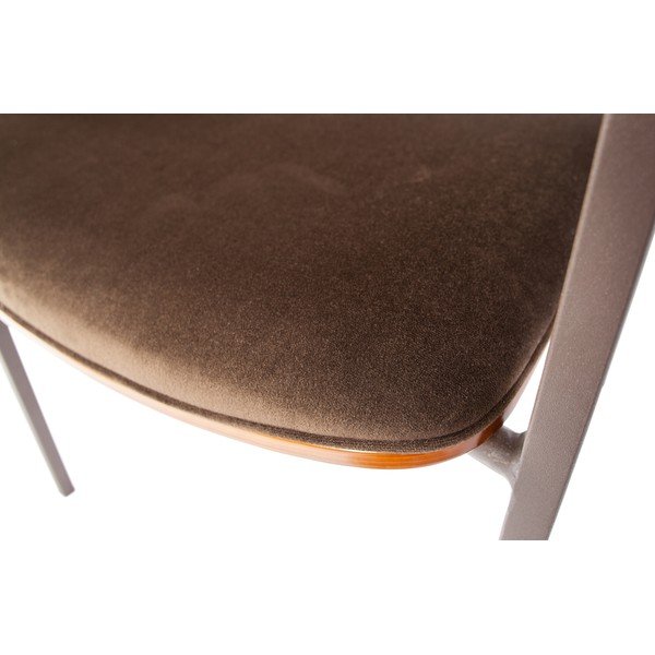 Set 2 scaune de dining BePureHome Clan Velvet, maro-image-1