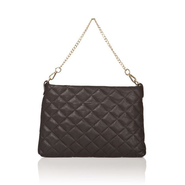 Geantă din piele Edmond Louis Ines, negru-image-1