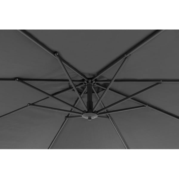 Umbrelă de soare gri ø 300 cm Roja - Rojaplast-image-1