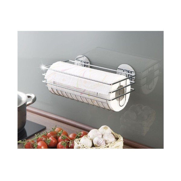 Suport autoadeziv pentru prosoape de hârtie Wenko Turbo-Loc, până la 40 kg-image-2