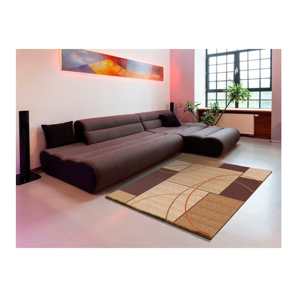 Covor Universal Delta Square, 57 x 110 cm, maro-image-2