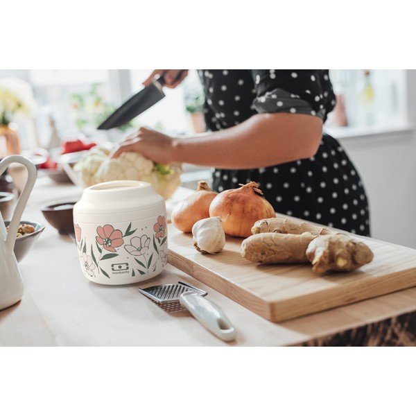 Recipient pentru gustări Monbento Element, 550 ml, bej-image-1