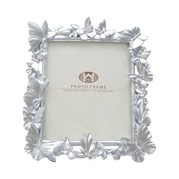 Ramă foto Mauro Ferretti Butterfly, 30 x 36 cm, argintiu-image-1