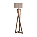 Lampadar maro cu abajur textil (înălțime 149 cm) Maçka – Opviq lights