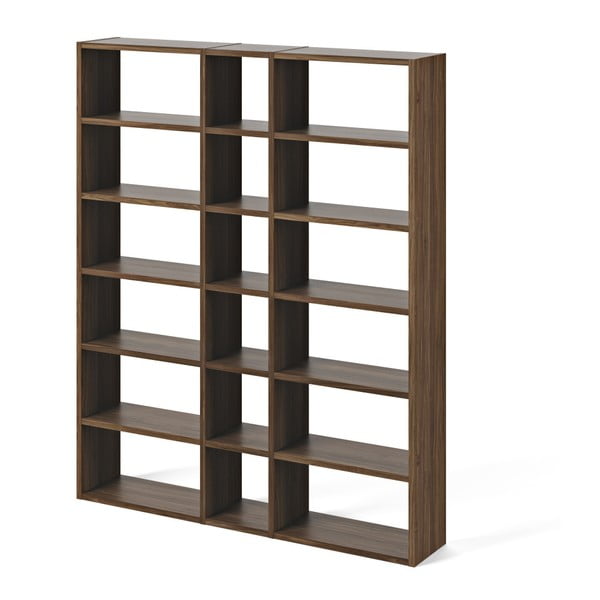 Bibliotecă TemaHome Pombal, lățime 182 cm, maro închis-image-2